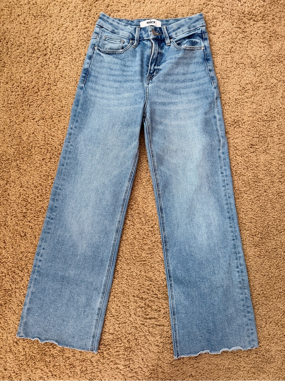 Mica Light Blue Wide-Leg Jeans